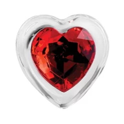Adam & Eve Adam And Eve Red Heart Gem Glass Plug Small -Aanbiedingen Masturbators Winkel adam and eve red heart gem glass plug small 4
