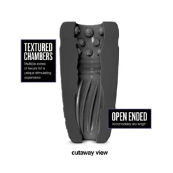 Blush M Elite Platinum Gript Black -Aanbiedingen Masturbators Winkel blush m elite platinum gript black 2