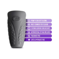 Blush M Elite Platinum Gript Black -Aanbiedingen Masturbators Winkel blush m elite platinum gript black 4