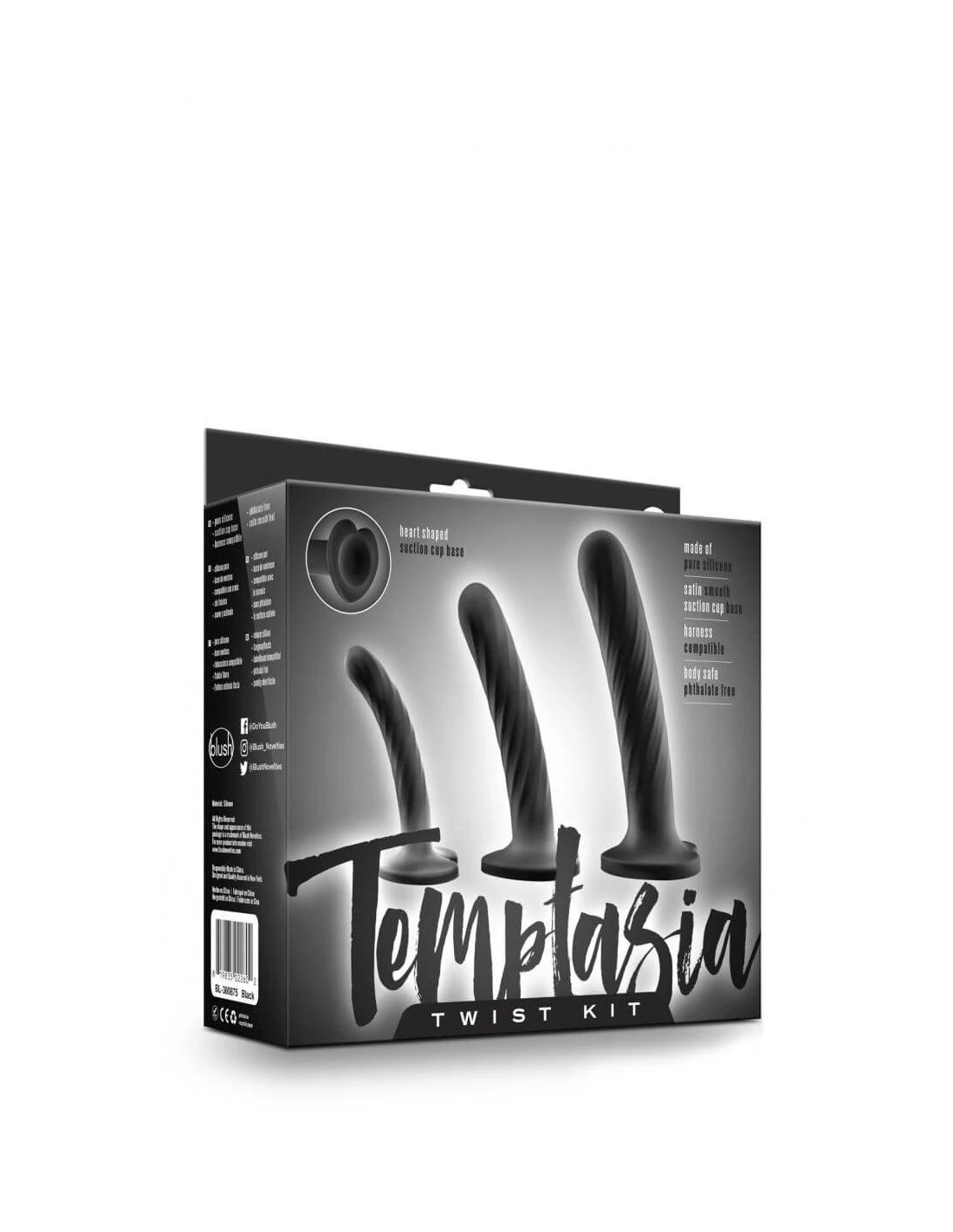 Blush Temptasia Twist Dildo Kit Set Van 3 5 Blush Temptasia Twist Dildo Kit Set Van 3 - Afbeelding 5