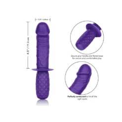California Exotic Novelties CalExotics Silicone Grip Thruster Purple -Aanbiedingen Masturbators Winkel calexotics silicone grip thruster purple 2