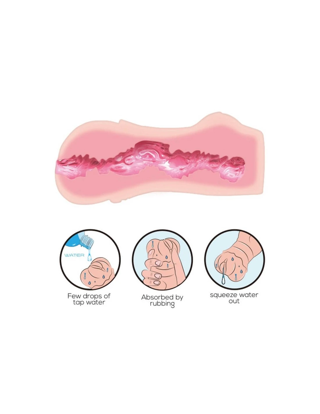 Crazy Bull Soft Vagina Masturbator 2 6 Crazy Bull Soft Vagina Masturbator 2 - Afbeelding 6