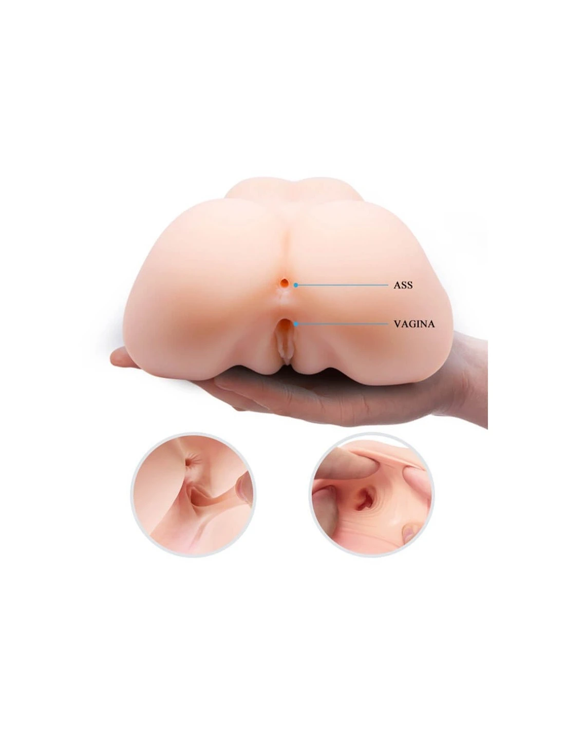 Crazy Bull Veronica Vibrerende Vagina & Ass Masturbator 6 Crazy Bull Veronica Vibrerende Vagina & Ass Masturbator - Afbeelding 6