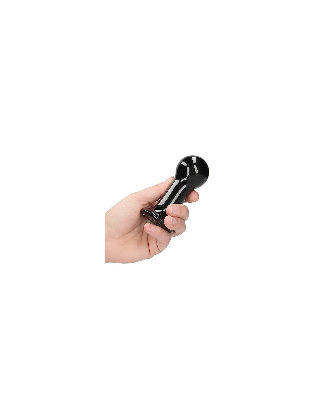 Shots Toys Crystalino Globy Glass Vibrator With Suction Cup And Remote Rechargeable Black 5 Shots Toys Crystalino Globy Glass Vibrator With Suction Cup And Remote Rechargeable Black - Afbeelding 5