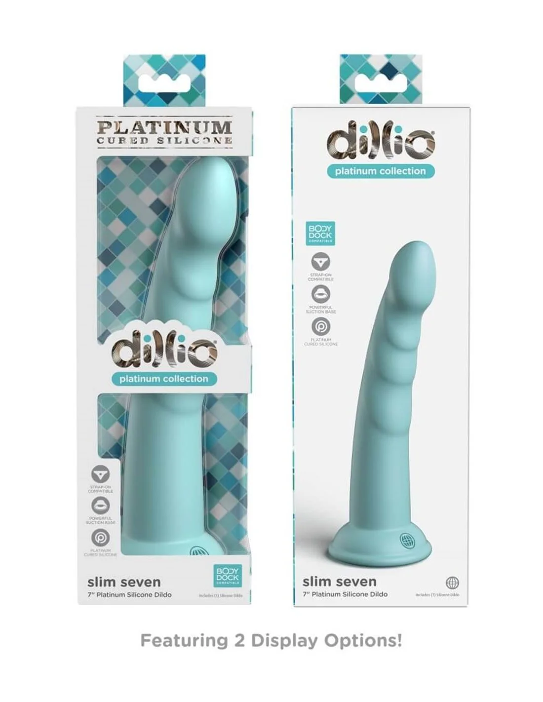 Pipedream Dillio Slim Seven 7 Inch Green 4 Pipedream Dillio Slim Seven 7 Inch Green - Afbeelding 4