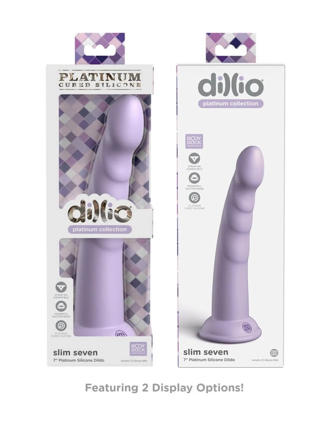 Pipedream Dillio Slim Seven 7 Inch Purple 4 Pipedream Dillio Slim Seven 7 Inch Purple - Afbeelding 4