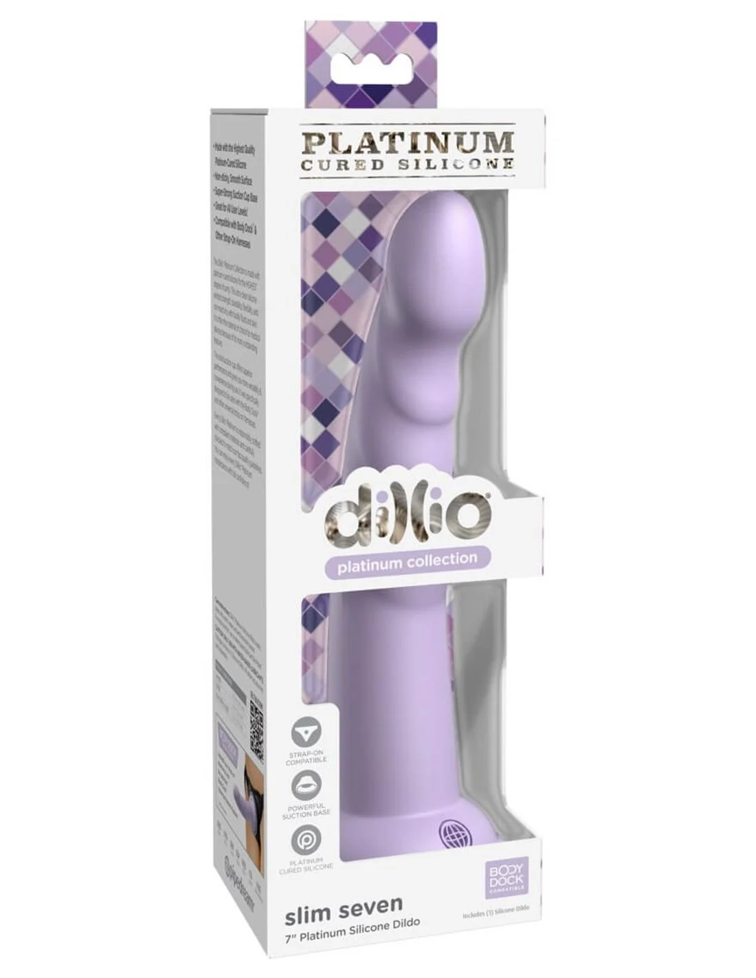 Pipedream Dillio Slim Seven 7 Inch Purple 5 Pipedream Dillio Slim Seven 7 Inch Purple - Afbeelding 5