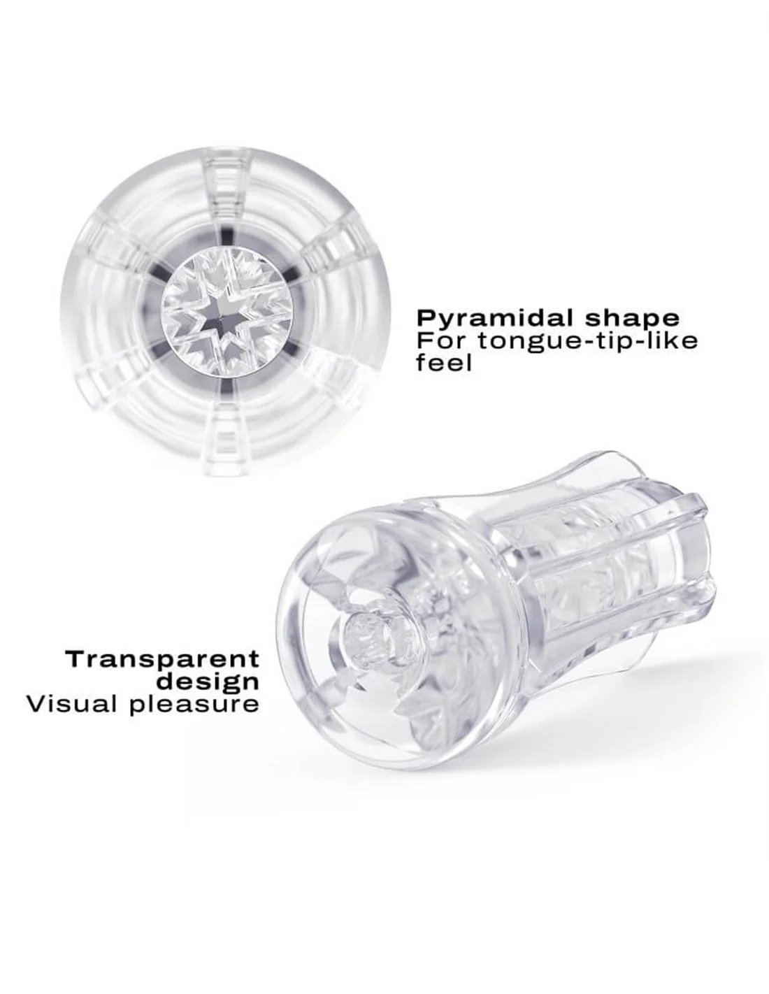 Dorcel Deep Blow Extrem Sleeve For Masturbator Transparent 3 Dorcel Deep Blow Extrem Sleeve For Masturbator Transparent - Afbeelding 3