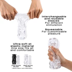 Dorcel Deep Blow Multi Sensation Sleeve For Masturbator Transparent 9 Dorcel Deep Blow Multi Sensation Sleeve For Masturbator Transparent -Aanbiedingen Masturbators Winkel dorcel deep blow multi sensation sleeve for masturbator transparent 3