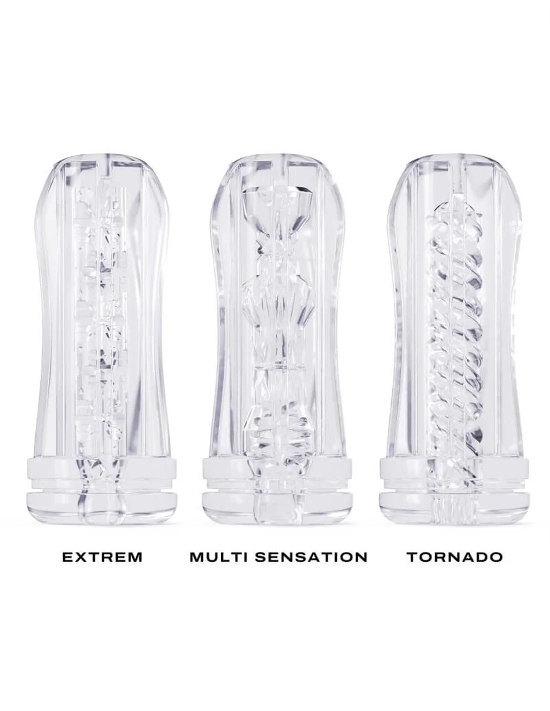 Dorcel Deep Blow Multi Sensation Sleeve For Masturbator Transparent 1 Dorcel Deep Blow Multi Sensation Sleeve For Masturbator Transparent
