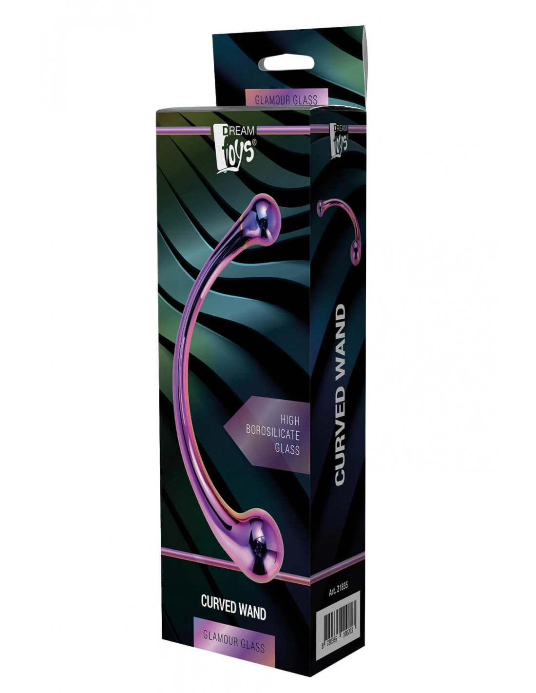 Dreamtoys Glamour Glass Curved Wand 5 Dreamtoys Glamour Glass Curved Wand - Afbeelding 5
