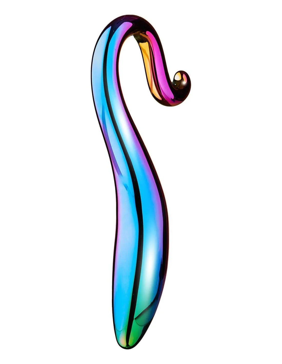 Dreamtoys Glamour Glass Elegant Curved Dildo 5 Dreamtoys Glamour Glass Elegant Curved Dildo - Afbeelding 5