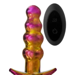 Dreamtoys Glamour Glass Remote Vibe Beaded Plug