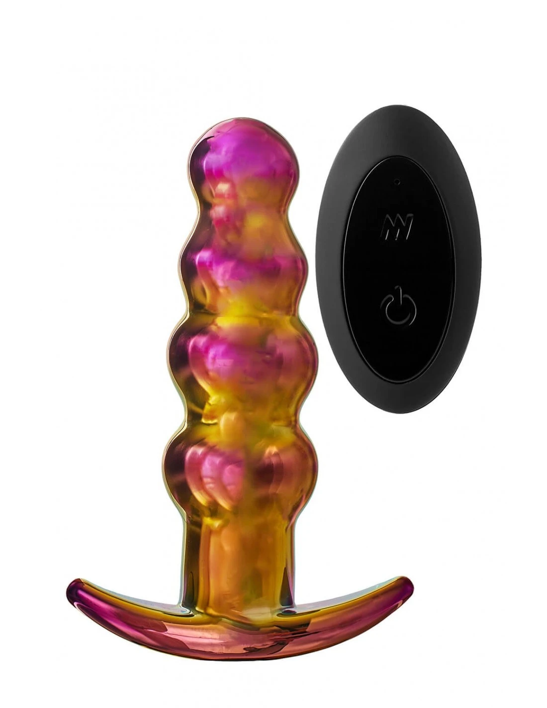 Dreamtoys Glamour Glass Remote Vibe Beaded Plug 1 Dreamtoys Glamour Glass Remote Vibe Beaded Plug