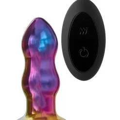 Dreamtoys Glamour Glass Remote Vibe Curved Plug