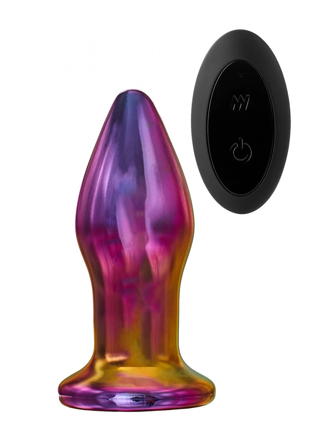 Dreamtoys Glamour Glass Remote Vibe Plug 1 Dreamtoys Glamour Glass Remote Vibe Plug