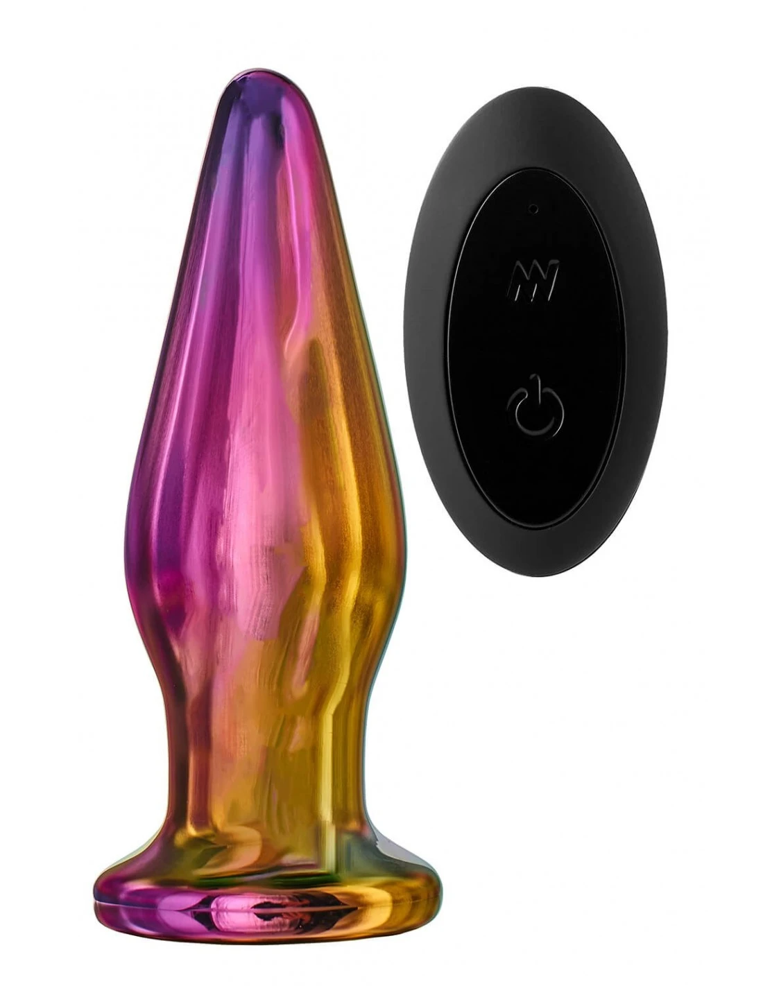 Dreamtoys Glamour Glass Remote Vibe Tapered Plug 1 Dreamtoys Glamour Glass Remote Vibe Tapered Plug