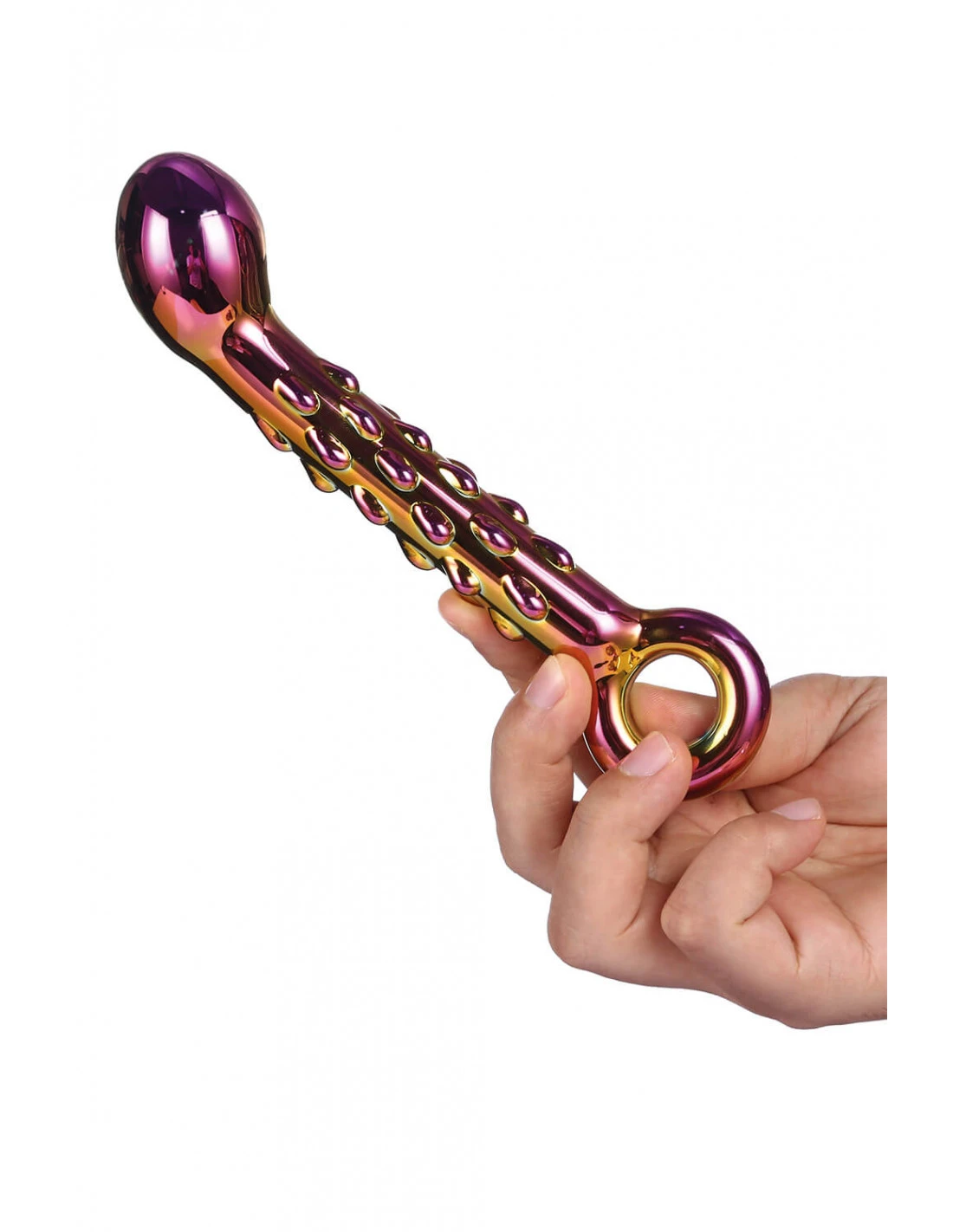 Dreamtoys Glamour Glass Ribbed G-spot Dildo 4 Dreamtoys Glamour Glass Ribbed G-spot Dildo - Afbeelding 4