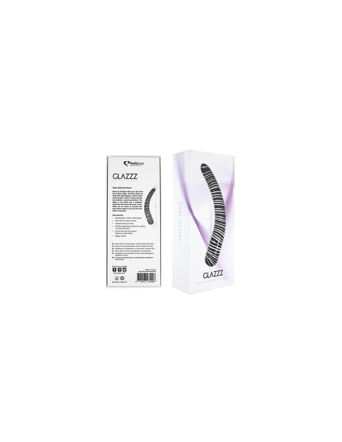 Feelztoys Glazzz Dildo Dark Desire 5 Feelztoys Glazzz Dildo Dark Desire - Afbeelding 5