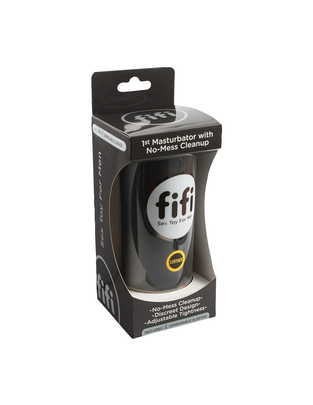 Fifi Leather Masturbator With 5 Sleeves 1 Fifi Leather Masturbator With 5 Sleeves