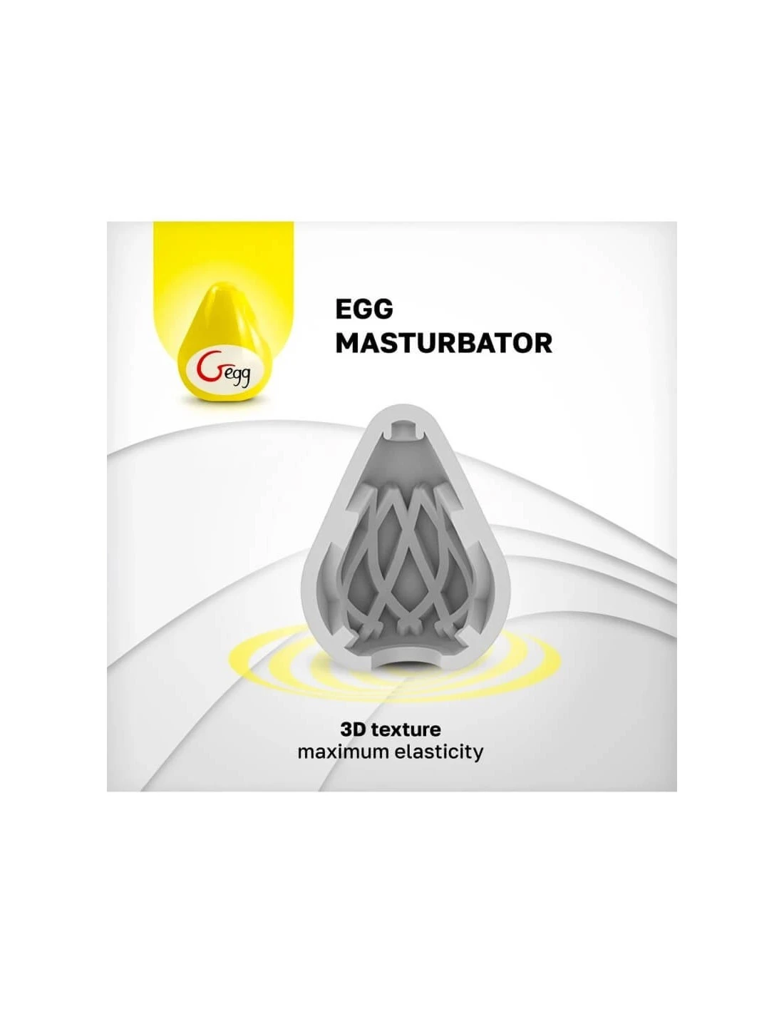 Fun Toys G-egg Masturbator Yellow 6 Fun Toys G-egg Masturbator Yellow - Afbeelding 6