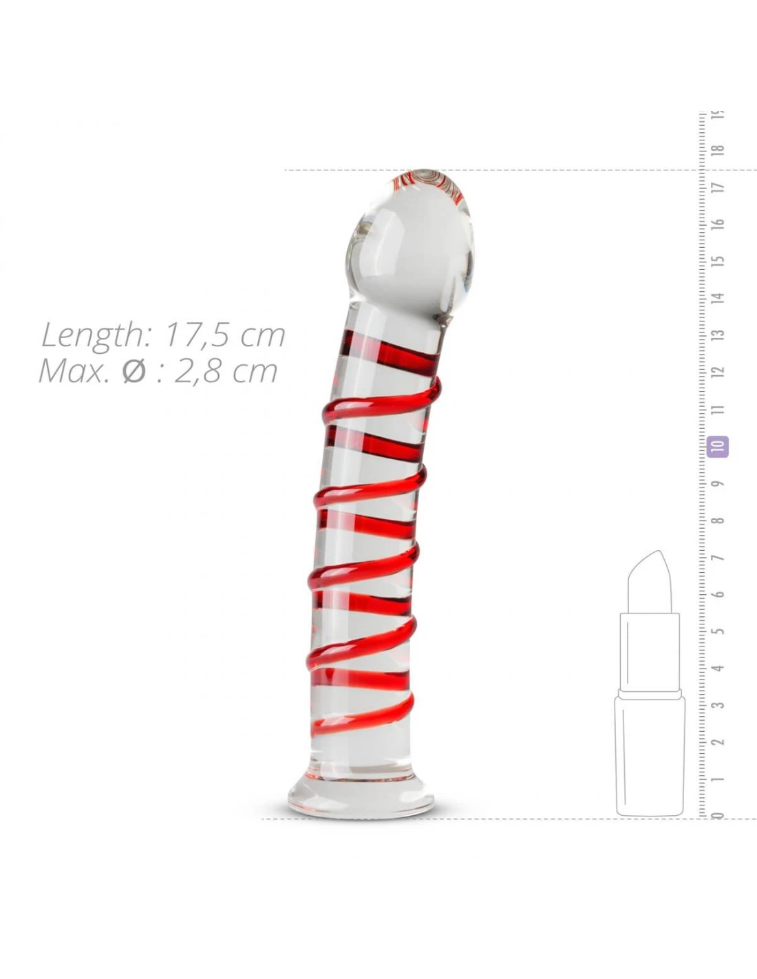 Gildo Glazen Dildo No 15 4 Gildo Glazen Dildo No 15 - Afbeelding 4