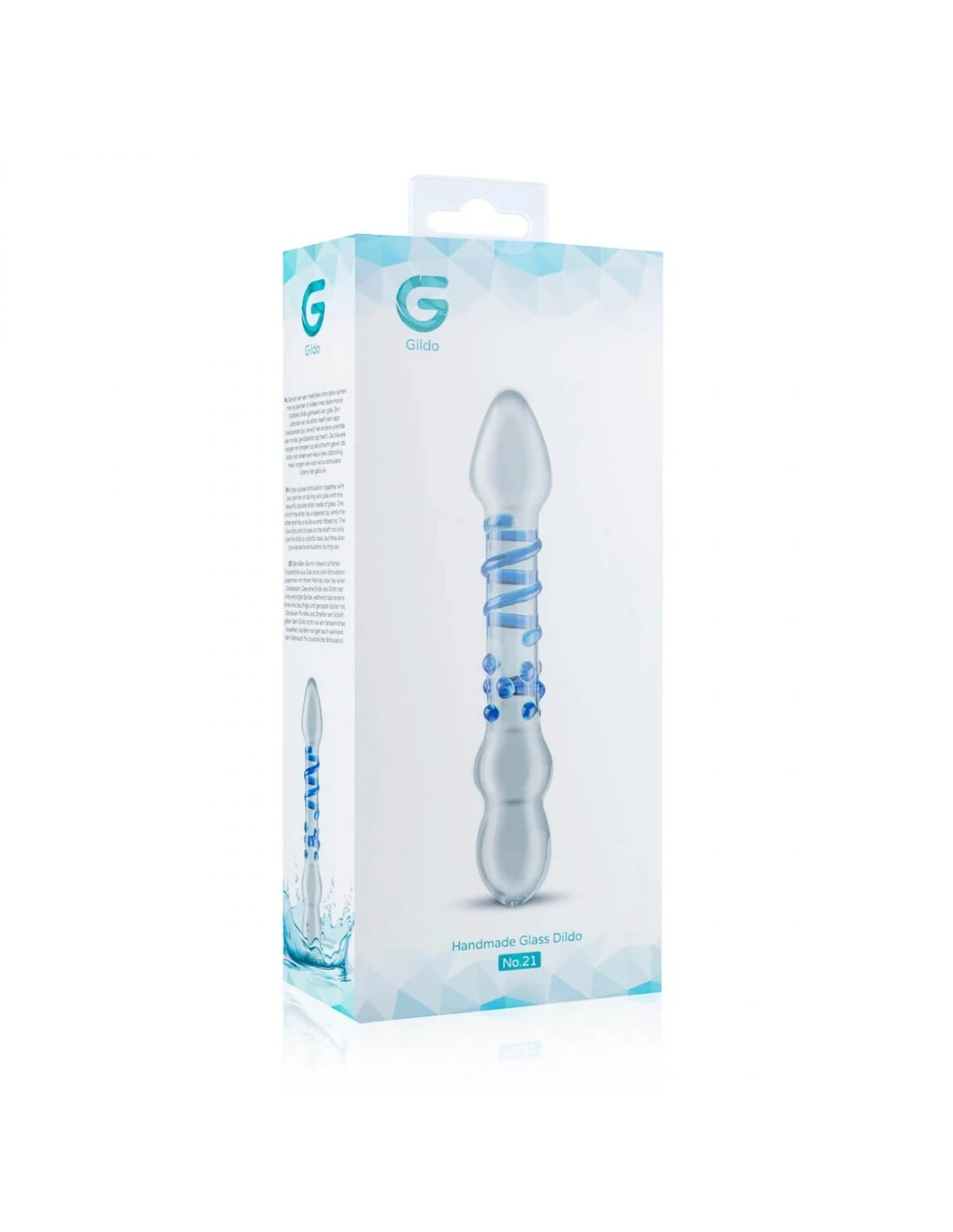 Gildo Glazen Dubbele Dildo No. 21 6 Gildo Glazen Dubbele Dildo No. 21 - Afbeelding 6