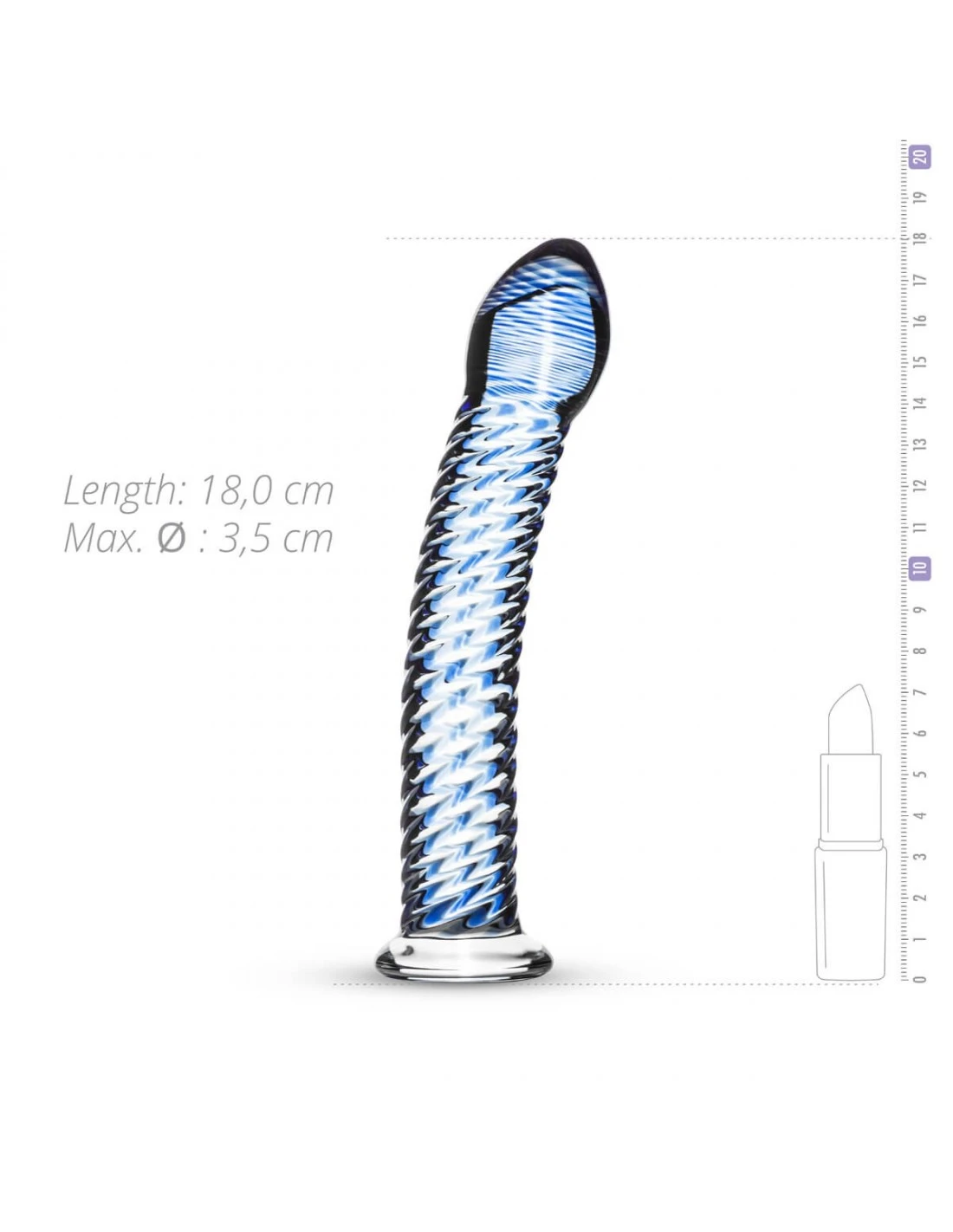 Gildo Glazen G Spot En Prostaatdildo No. 5 5 Gildo Glazen G Spot En Prostaatdildo No. 5 - Afbeelding 5