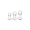 Gläs Glas Bling Bling Glass 3pc Anal Training Kit
