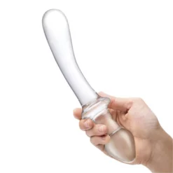 Gläs Glas Classic Curved Dual-Ended Dildo 9 Gläs Glas Classic Curved Dual-Ended Dildo -Aanbiedingen Masturbators Winkel glas classic curved dual ended dildo 2