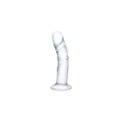 Gläs Glas Curved Realistic Glass Dildo With Veins