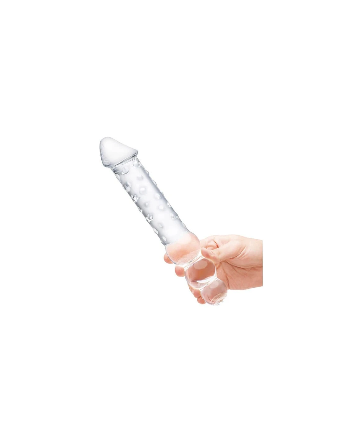 Gläs Glas Double Ended Glass Dildo With Anal Beads 3 Gläs Glas Double Ended Glass Dildo With Anal Beads - Afbeelding 3