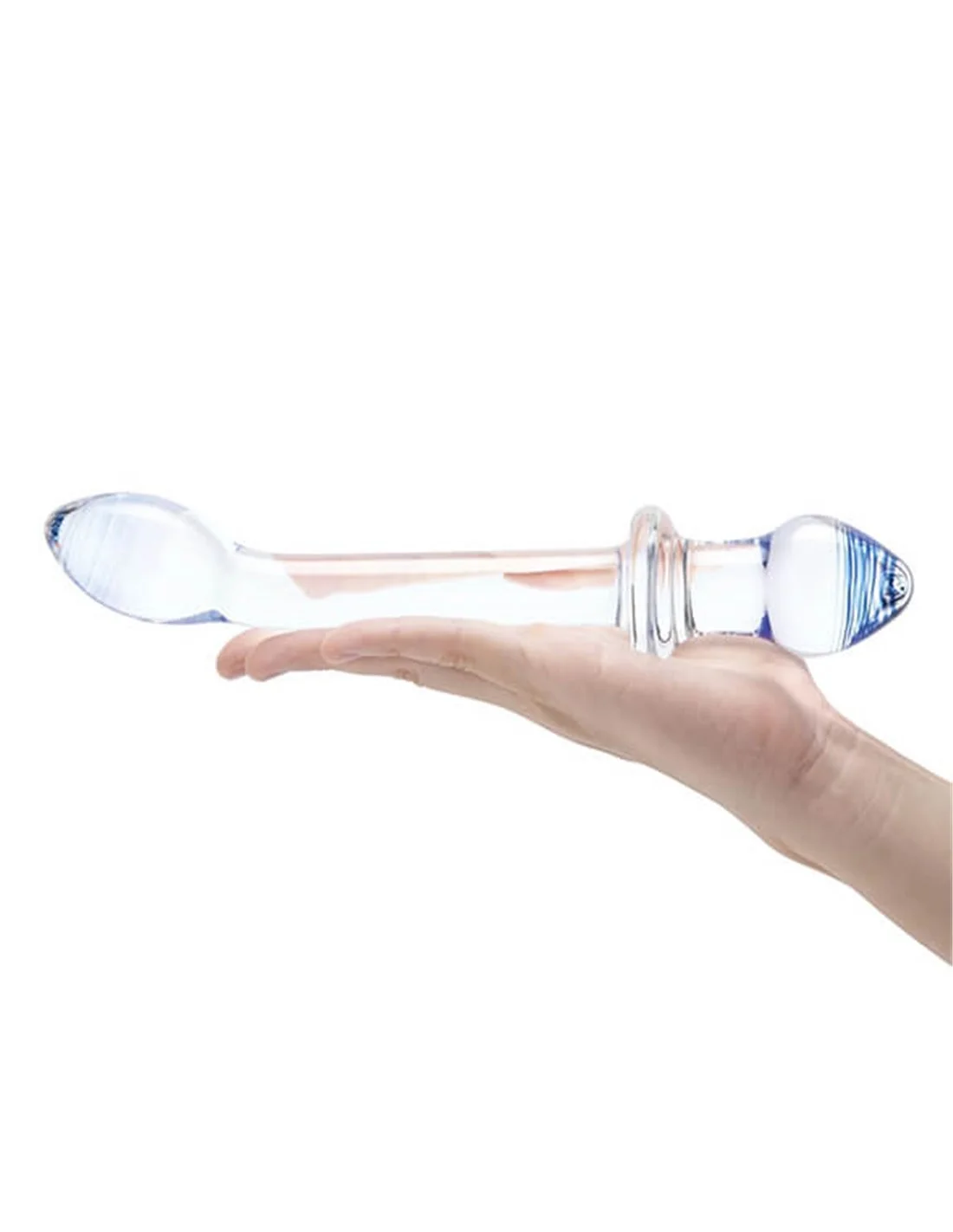 Gläs Glas Double Play Dual-Ended Dildo 5 Gläs Glas Double Play Dual-Ended Dildo - Afbeelding 5