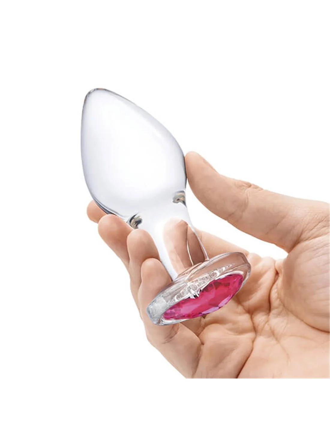 Gläs Glas Heart Jewel Glass Anal Training Kit 3 PCS 4 Gläs Glas Heart Jewel Glass Anal Training Kit 3 PCS - Afbeelding 4