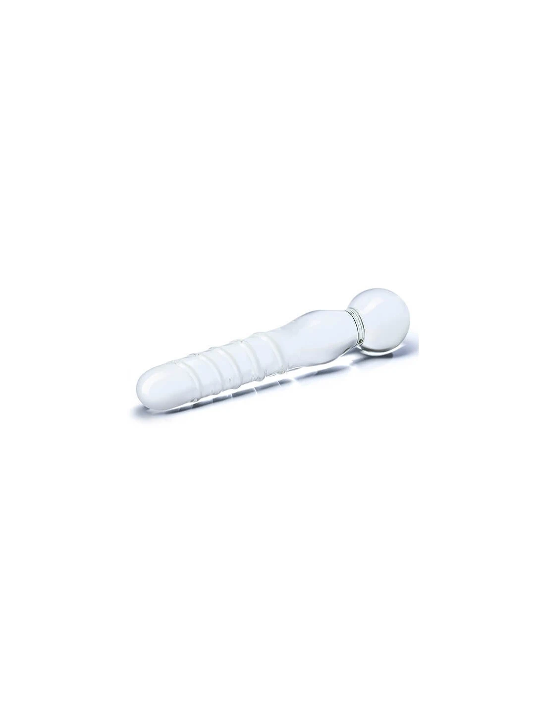 Gläs Glas Joystick Clear Glass Dildo 2 Gläs Glas Joystick Clear Glass Dildo - Afbeelding 2