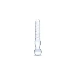 Gläs Glas Joystick Clear Glass Dildo