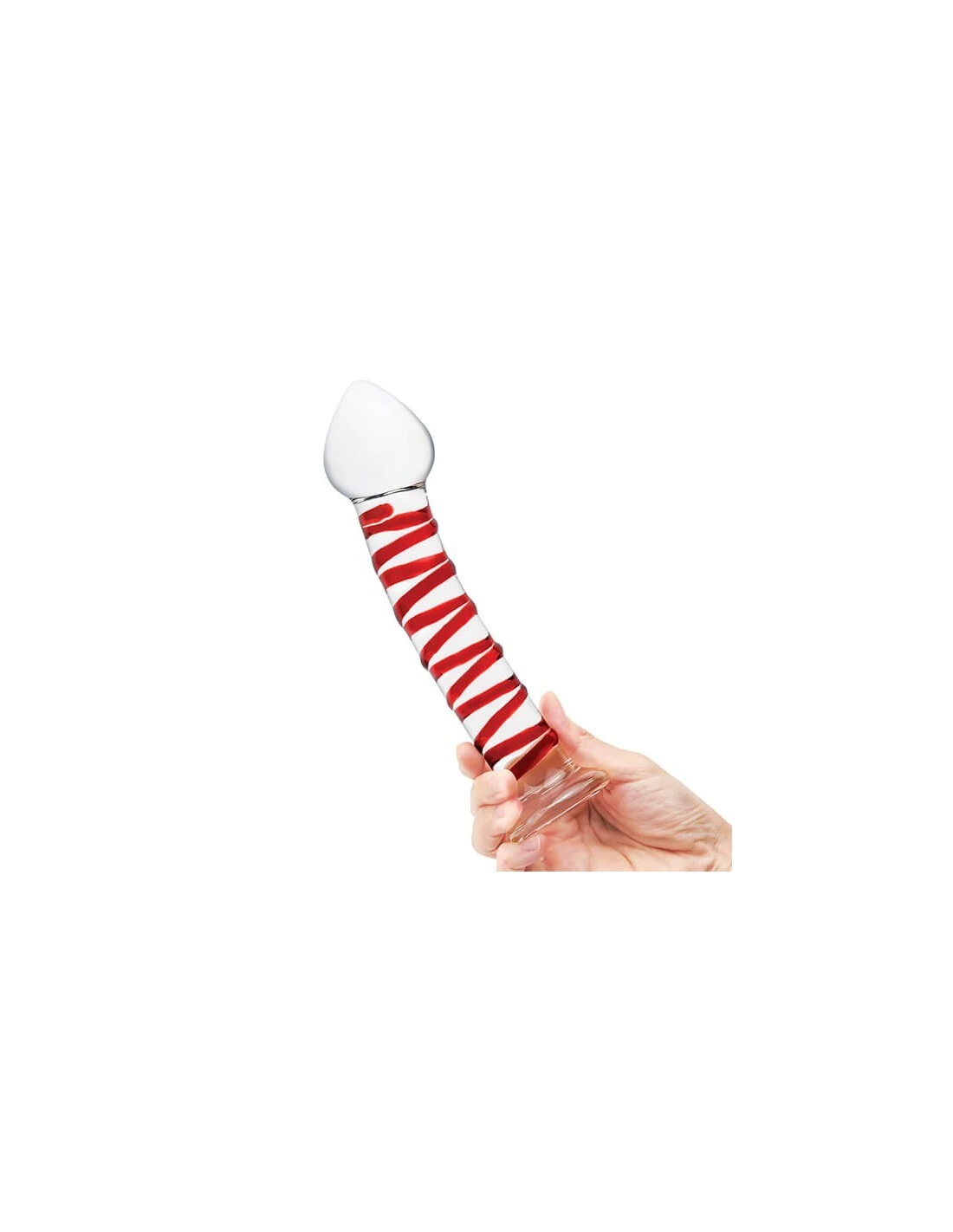 Gläs Glas Mr. Swirly Dildo 20.3 Cm 3 Gläs Glas Mr. Swirly Dildo 20.3 Cm - Afbeelding 3