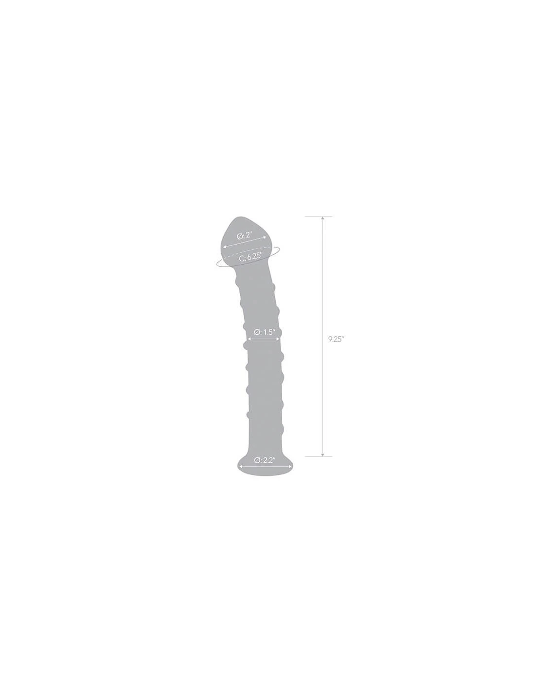 Gläs Glas Mr. Swirly Dildo 25.5 Cm 5 Gläs Glas Mr. Swirly Dildo 25.5 Cm - Afbeelding 5