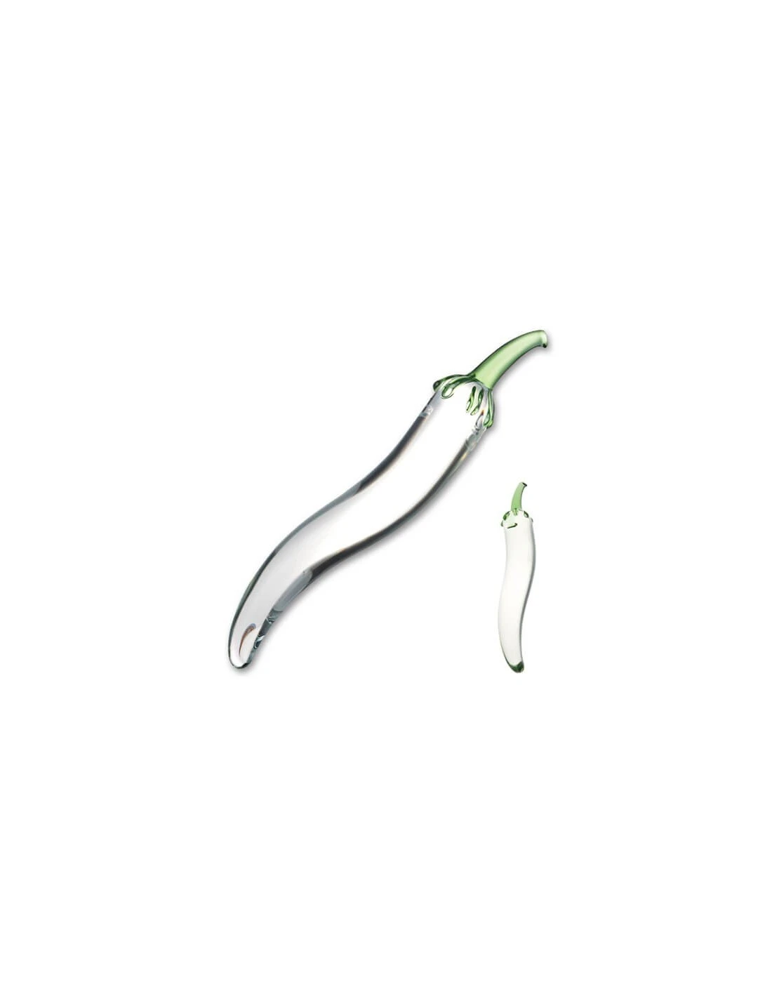 Gläs Glas Naturals Chili Pepper Glazen Dildo 1 Gläs Glas Naturals Chili Pepper Glazen Dildo