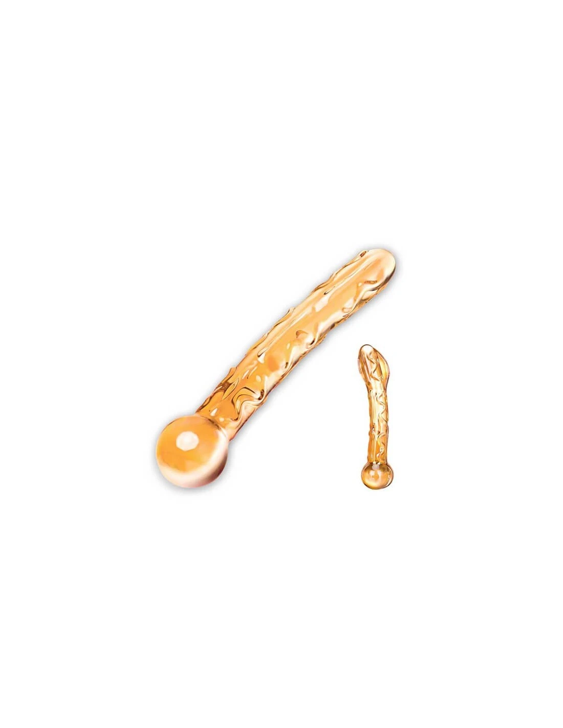 Gläs Glas Orange Tickler Glazen Dildo 1 Gläs Glas Orange Tickler Glazen Dildo
