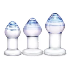 Gläs Glas Pleasure Droplets Anal Training Kit 3 PCS