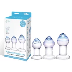 Gläs Glas Pleasure Droplets Anal Training Kit 3 PCS 14 Gläs Glas Pleasure Droplets Anal Training Kit 3 PCS -Aanbiedingen Masturbators Winkel glas pleasure droplets anal training kit 3 pcs 6