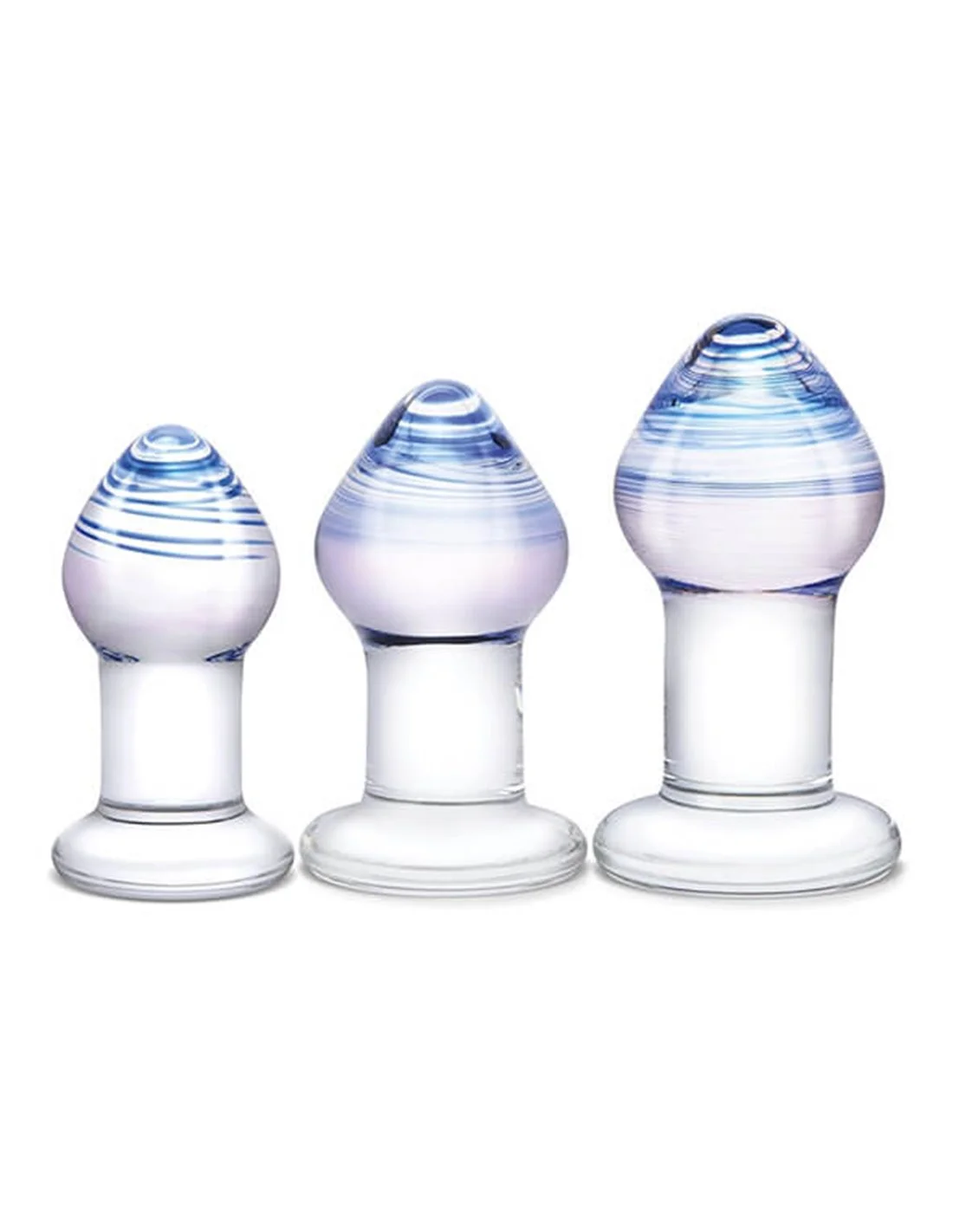 Gläs Glas Pleasure Droplets Anal Training Kit 3 PCS 1 Gläs Glas Pleasure Droplets Anal Training Kit 3 PCS