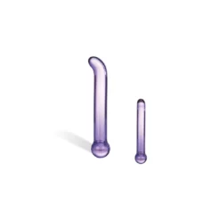 Gläs Glas Purple Glazen G-spot Tickler