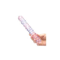 Gläs Glas Purple Rose Nubby Dildo -Aanbiedingen Masturbators Winkel glas purple rose nubby dildo 2