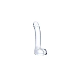 Gläs Glas Realistic Curved Glazen G-spot Dildo