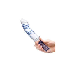 Gläs Glas Realistic Double Ended Glass Dildo With Handle 10 Gläs Glas Realistic Double Ended Glass Dildo With Handle -Aanbiedingen Masturbators Winkel glas realistic double ended glass dildo with handle 2