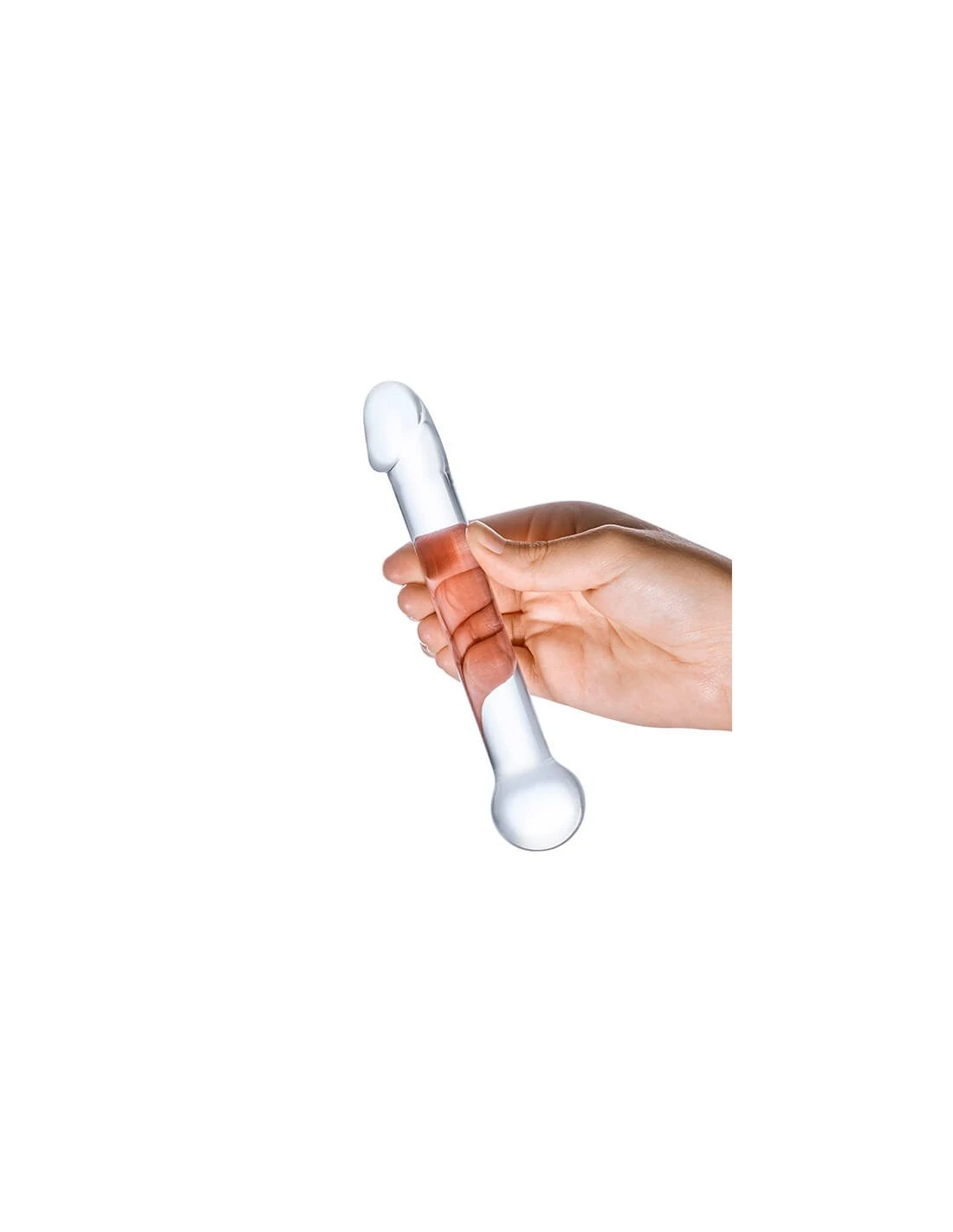 Gläs Glas Realistic Head Glazen Dildo 3 Gläs Glas Realistic Head Glazen Dildo - Afbeelding 3