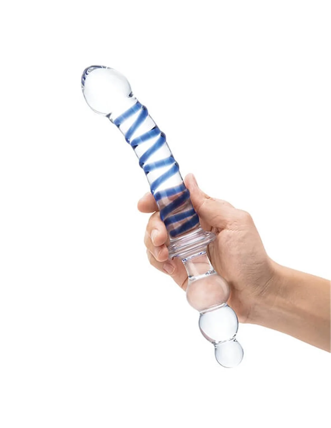 Gläs Glas Twister Dual-Ended Dildo 3 Gläs Glas Twister Dual-Ended Dildo - Afbeelding 3