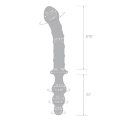 Gläs Glas Twister Dual-Ended Dildo 12 Gläs Glas Twister Dual-Ended Dildo -Aanbiedingen Masturbators Winkel glas twister dual ended dildo 4